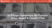 [Numerama] Le fichage biométrique des Français arrive devant le Conseil d’État